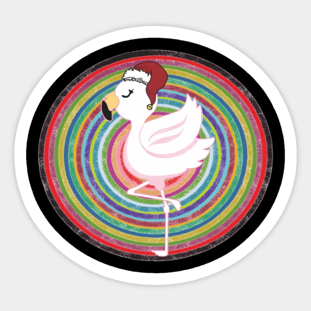 Holy flamingo Sticker by Kapulaga